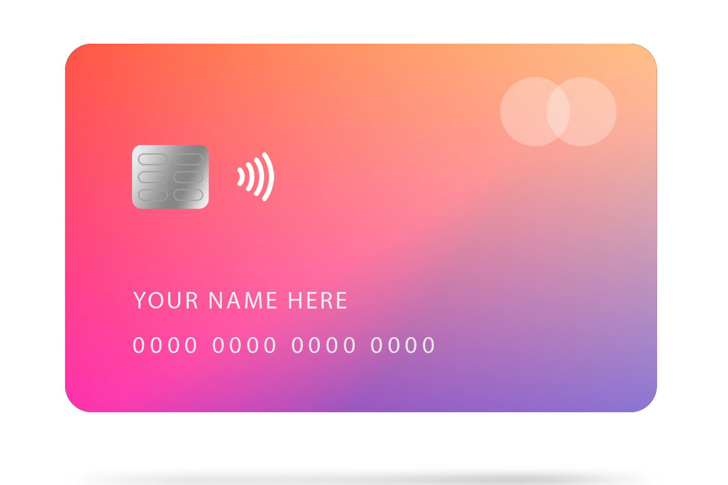 card with gradient design